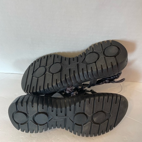 Skechers Goga Mat black zebra print thong sandals size 6 - Picture 7 of 9